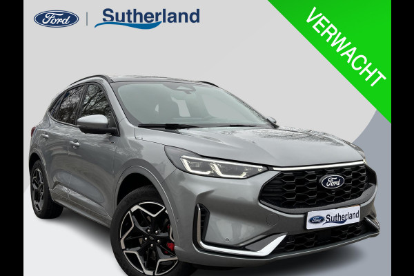 Ford Kuga 2.5 PHEV ST-Line X 243pk | orig. NL auto | Panoramadak | Wegklapbare trekhaak | Winter Pack | 19 inch | Adaptieve LED | Head up Display | Solar Silver