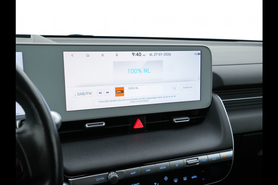 Hyundai IONIQ 5 Connect+ 73kWh [ 3-Fase ] {SOH-100%} (INCL-BTW) Aut *HEATPUMP | LEATHER | BOSE-AUDIO | FULL-LED | DIGI-COCKPIT | AMBIENTLIGHT | DAB | SHIFTPADDLES | HEAD-UP | NAVI-FULLMAP | KEYLESS | CAMERA | HEATED-COMFORTSEATS | TOWBAR | 19"A