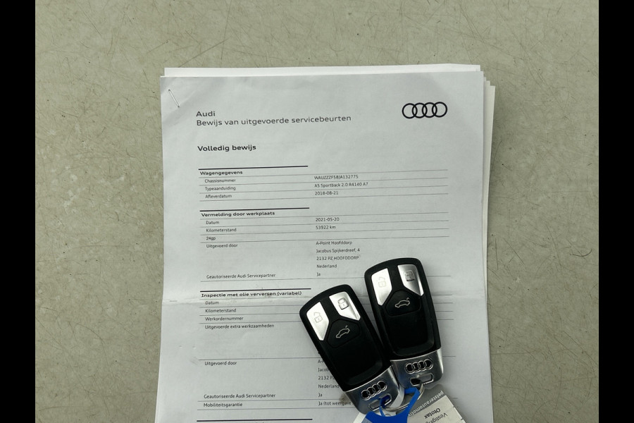 Audi A5 Sportback 2.0 TFSI MHEV Sport S-line Edition | 190PK | NL-AUTO | PERF ONDERH | PANO | CARPLAY | ACHTERCAM | CLIMATE | ETC