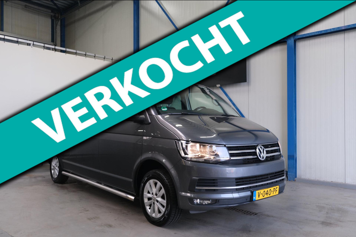 Volkswagen Transporter 2.0 TDI L2H1 DC Highline Automaat - N.A.P. Airco, Cruise, Navi, PDC