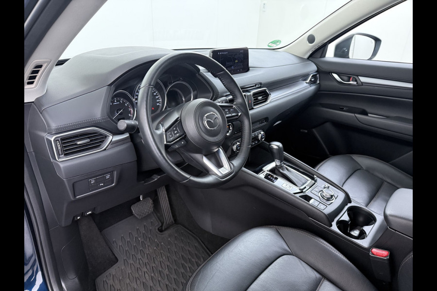 Mazda CX-5 2.0I AUT.6 165pk GT M Elektr.Mem.Stoel Leer Trekhaak Bose®-Audio Apple Carplay Android Auto Navi Camera Stoel+Stuurverwarming Pd Dodehoek detector Cruise control Led Privacy Glas Bluetooth Lmv 19" Origineel Nederlandse, zeer complete Mazda CX-5 SUPERCARAVANTREKKER 2.000KG Trekgewicht