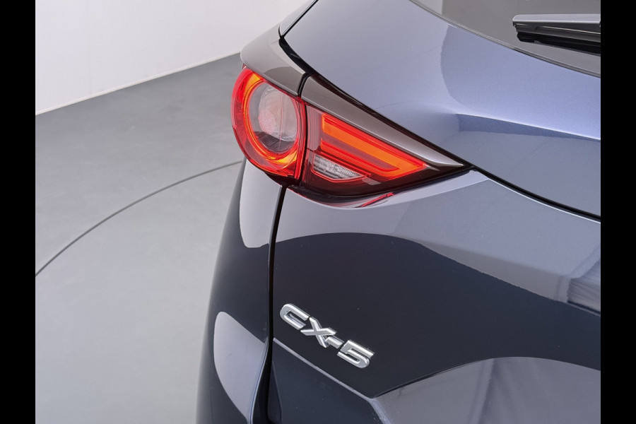 Mazda CX-5 2.0I AUT.6 165pk GT M Elektr.Mem.Stoel Leer Trekhaak Bose®-Audio Apple Carplay Android Auto Navi Camera Stoel+Stuurverwarming Pd Dodehoek detector Cruise control Led Privacy Glas Bluetooth Lmv 19" Origineel Nederlandse, zeer complete Mazda CX-5 SUPERCARAVANTREKKER 2.000KG Trekgewicht