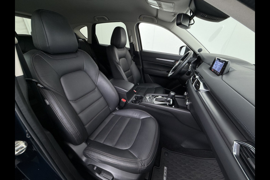 Mazda CX-5 2.0I AUT.6 165pk GT M Elektr.Mem.Stoel Leer Trekhaak Bose®-Audio Apple Carplay Android Auto Navi Camera Stoel+Stuurverwarming Pd Dodehoek detector Cruise control Led Privacy Glas Bluetooth Lmv 19" Origineel Nederlandse, zeer complete Mazda CX-5 SUPERCARAVANTREKKER 2.000KG Trekgewicht