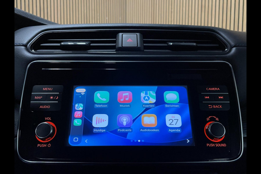 Nissan Leaf N-Connecta 40 kWh|90%SOH|270 WLTP|360-CAMERA|APPLE CARPLAY|STUUR+STOELVERW VOOR+ACHTER|ACC|NAVIGATIE|NL-AUTO|NAP|MARGE
