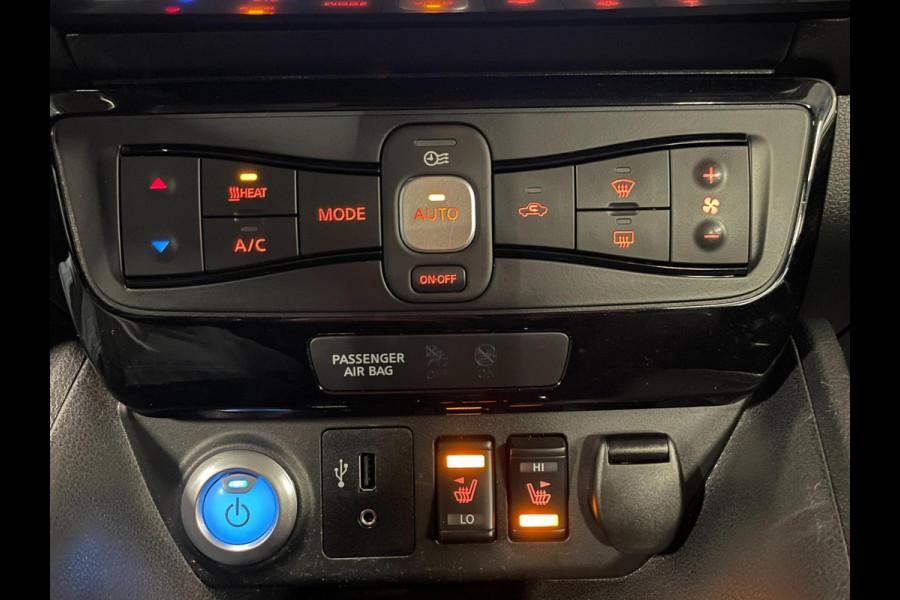 Nissan Leaf N-Connecta 40 kWh|90%SOH|270 WLTP|360-CAMERA|APPLE CARPLAY|STUUR+STOELVERW VOOR+ACHTER|ACC|NAVIGATIE|NL-AUTO|NAP|MARGE