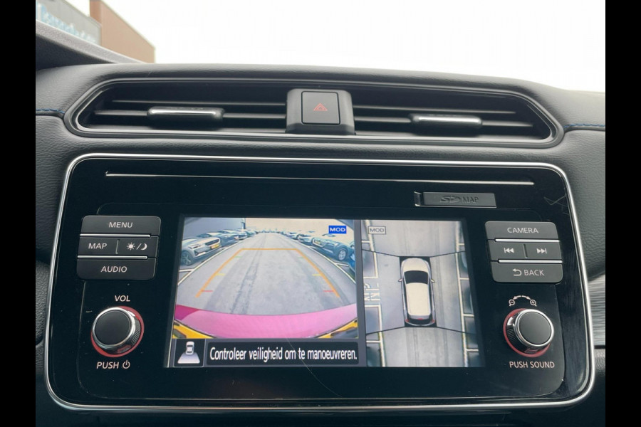 Nissan Leaf N-Connecta 40 kWh|90%SOH|270 WLTP|360-CAMERA|APPLE CARPLAY|STUUR+STOELVERW VOOR+ACHTER|ACC|NAVIGATIE|NL-AUTO|NAP|MARGE