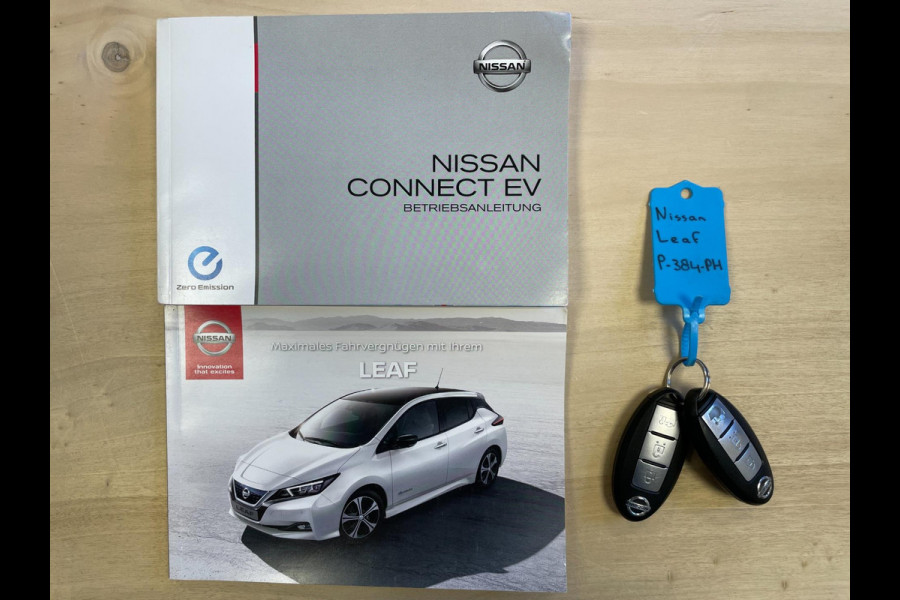Nissan Leaf N-Connecta 40 kWh|90%SOH|270 WLTP|360-CAMERA|APPLE CARPLAY|STUUR+STOELVERW VOOR+ACHTER|ACC|NAVIGATIE|NL-AUTO|NAP|MARGE