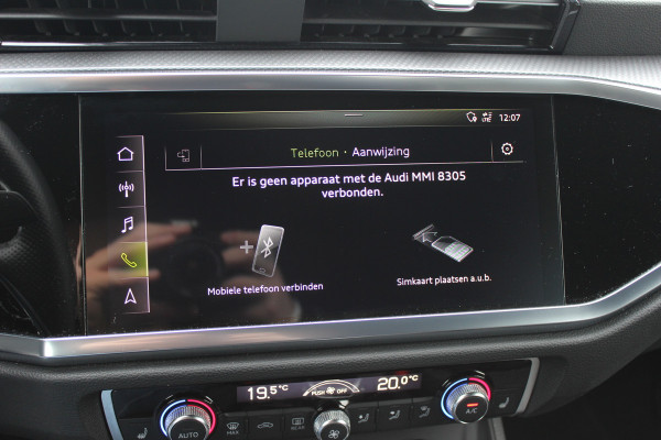 Audi Q3 35 TFSI Pro Line 3x S-Line / Navigatie / Half leder / 18'' / LED Koplampen / Parkeerhulp achter / Stoelverwarming / Cruise Control