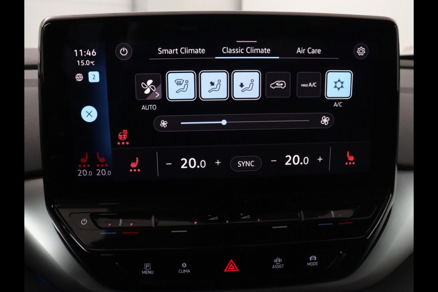 Volkswagen ID.4 First 77 kWh | Trekhaak | Stoel & stuurverwarming | Adaptive cruise | Camera | Carplay | Half leder | Navigatie | 20'' | Full LED | Keyless | Climate control | Sfeerverlichting