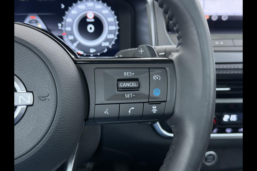 Nissan QASHQAI 1.3 MHEV Xtronic N-Connecta | FABRIEKSGARANTIE| PANO| VOORRUITVERWARMING| STOEL + STUUR VERWARMING| 360 CAMERA| DODE HOEK| HEAD-UP| ELEK. ACHTERKLEP