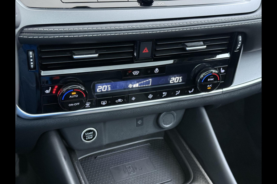 Nissan QASHQAI 1.3 MHEV Xtronic N-Connecta | FABRIEKSGARANTIE| PANO| VOORRUITVERWARMING| STOEL + STUUR VERWARMING| 360 CAMERA| DODE HOEK| HEAD-UP| ELEK. ACHTERKLEP