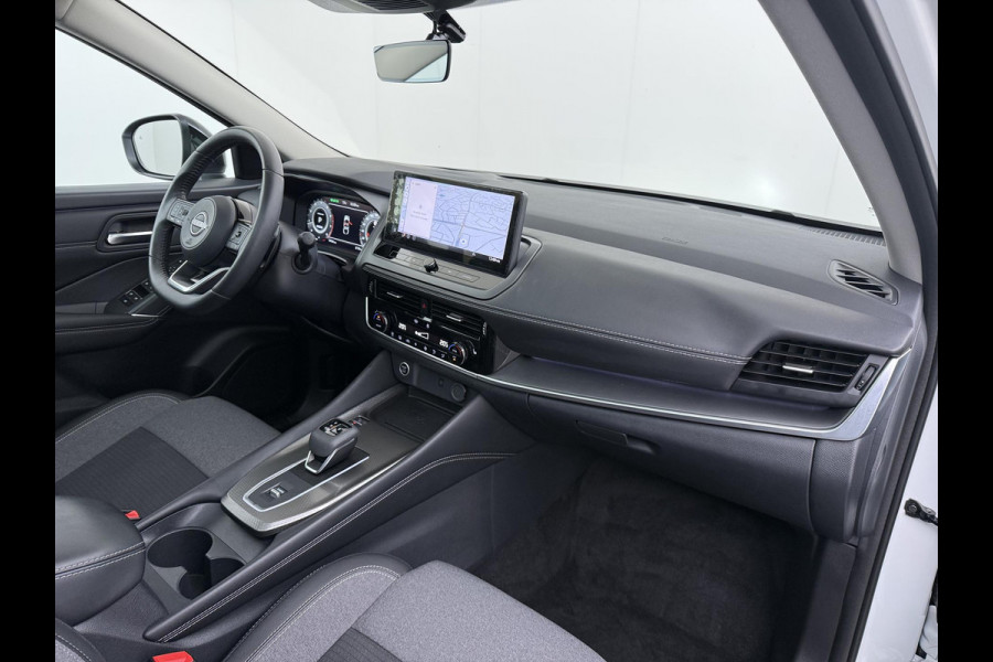 Nissan QASHQAI 1.3 MHEV Xtronic N-Connecta | FABRIEKSGARANTIE| PANO| VOORRUITVERWARMING| STOEL + STUUR VERWARMING| 360 CAMERA| DODE HOEK| HEAD-UP| ELEK. ACHTERKLEP