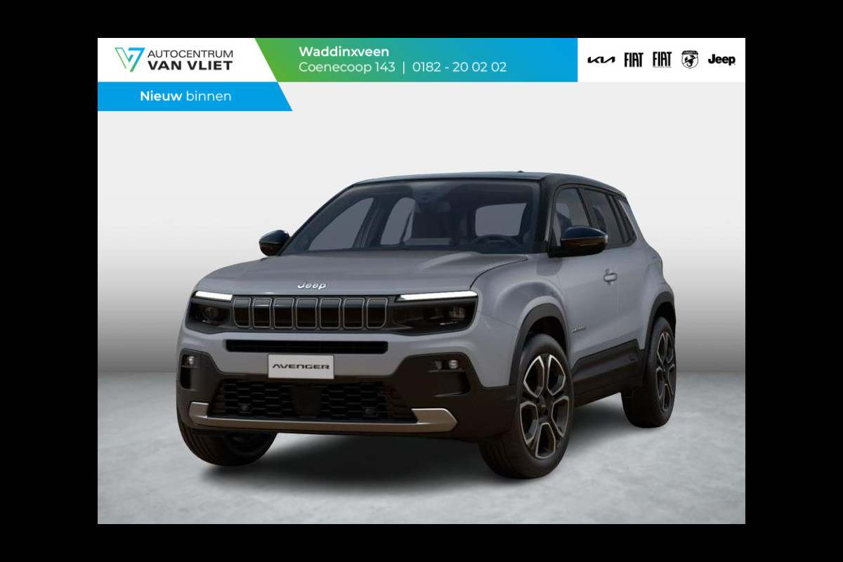 Jeep Avenger Summit 54 kWh | Winter Pack | Infotainment& Convience Pack | Schuif/Kanteldak | Warmtepomp | Bicolore lak
