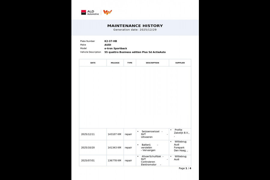 Audi e-tron Sportback 55 Quattro Business Plus 95 kWh|90%SOH|GROTE ACCU|PANO|LEDER|ACC|MEMORY|CAMERA|CARLAY/ANDROID|STOELVER|NAP|