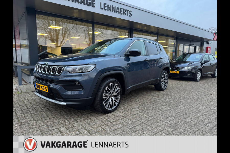 Jeep Compass 4xe 190 Plug-in Hybrid Electric Limited, Rijklaarprijs / 12 mnd Bovag garantie