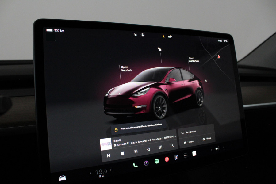 Tesla Model Y RWD 58 kWh Midnight Cherry Red/20inch/Trekhaak/Premium interieur