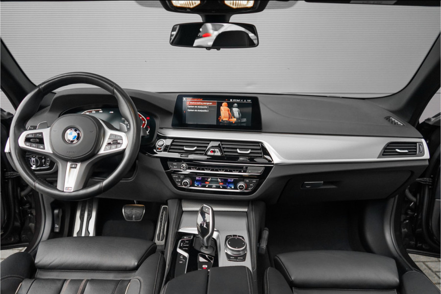 BMW 5 Serie 540i M-Sport High Executive Schuifdak HUD ACC 360° H&K Stuurverw