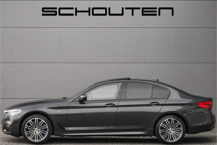 BMW 5 Serie 540i M-Sport High Executive Schuifdak HUD ACC 360° H&K Stuurverw