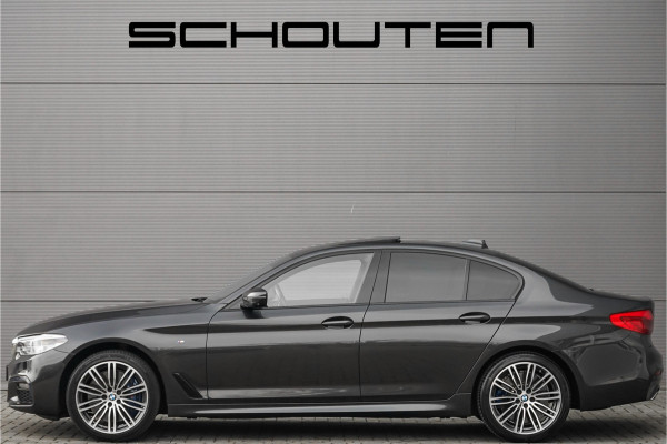 BMW 5 Serie 540i M-Sport High Executive Schuifdak HUD ACC 360° H&K Stuurverw