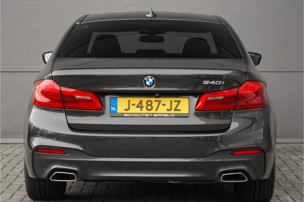 BMW 5 Serie 540i M-Sport High Executive Schuifdak HUD ACC 360° H&K Stuurverw