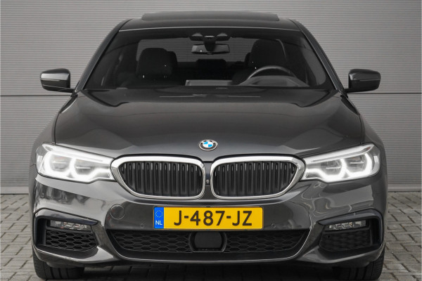 BMW 5 Serie 540i M-Sport High Executive Schuifdak HUD ACC 360° H&K Stuurverw