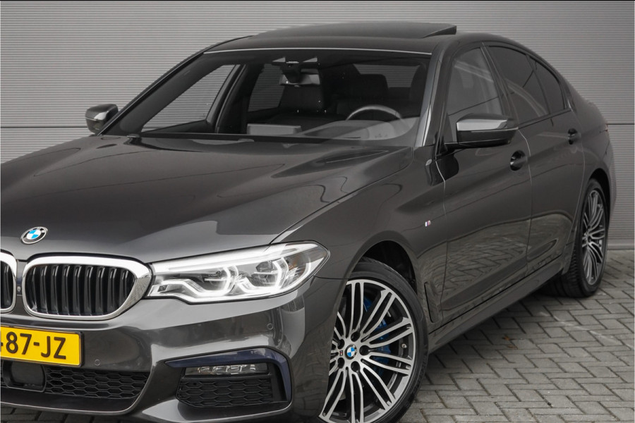 BMW 5 Serie 540i M-Sport High Executive Schuifdak HUD ACC 360° H&K Stuurverw