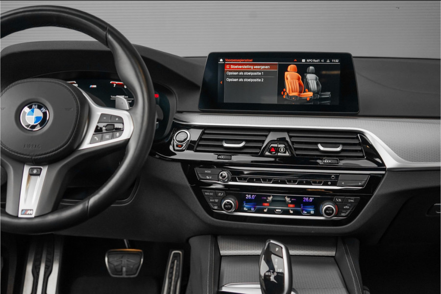 BMW 5 Serie 540i M-Sport High Executive Schuifdak HUD ACC 360° H&K Stuurverw