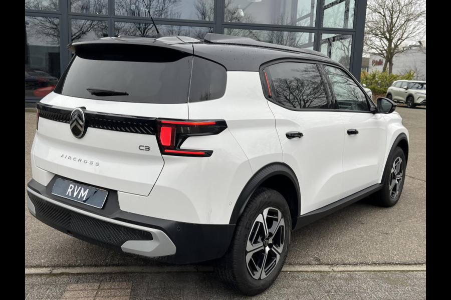 Citroën C3 Aircross 1.2 Hybrid 145pk Max STOEL + STUURWIELVERWARMING | WINTERPAKKET | CAMERA | HEAD-UP DISPLAY| FABRIEKSGARANTIE | ALL IN PRIJS RIJKLAAR |