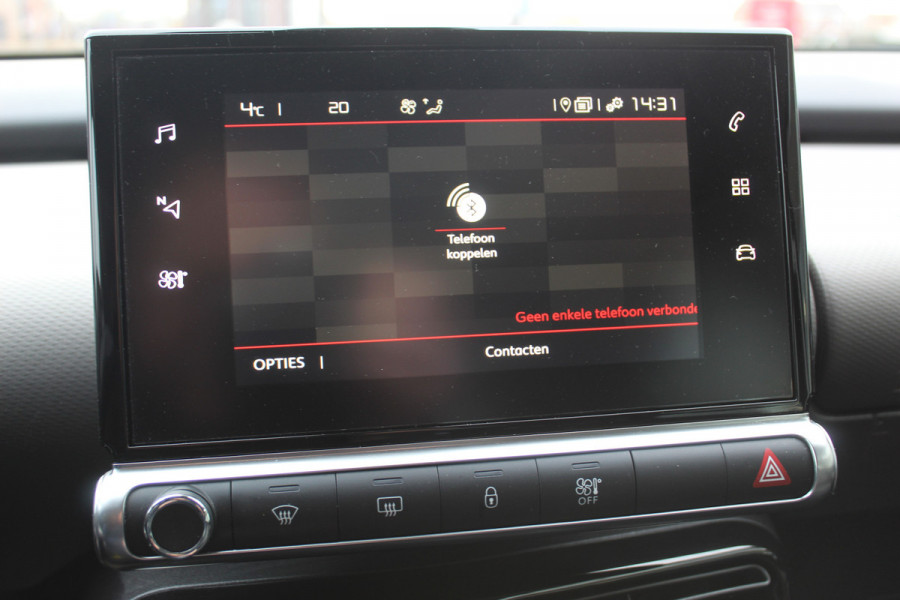 Citroën C4 Cactus 1.2 PureTech Business , 110pk , Dealer onderhouden Climate control , Bluetooth , Navigatie, Parkeersensoren achter LED Dag rijverlichting , Elek. ramen voor