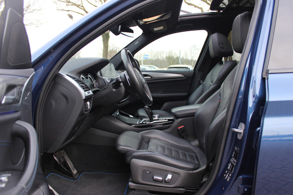 BMW X3 M40i xDrive High Exe. M Sport. / Trekhaak / Panoramadak / Camera / Leder / 20'' / Navigatie / Stoelverwarming / ACC