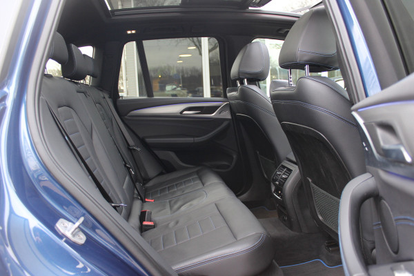 BMW X3 M40i xDrive High Exe. M Sport. / Trekhaak / Panoramadak / Camera / Leder / 20'' / Navigatie / Stoelverwarming / ACC