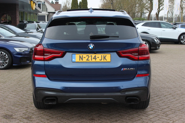BMW X3 M40i xDrive High Exe. M Sport. / Trekhaak / Panoramadak / Camera / Leder / 20'' / Navigatie / Stoelverwarming / ACC