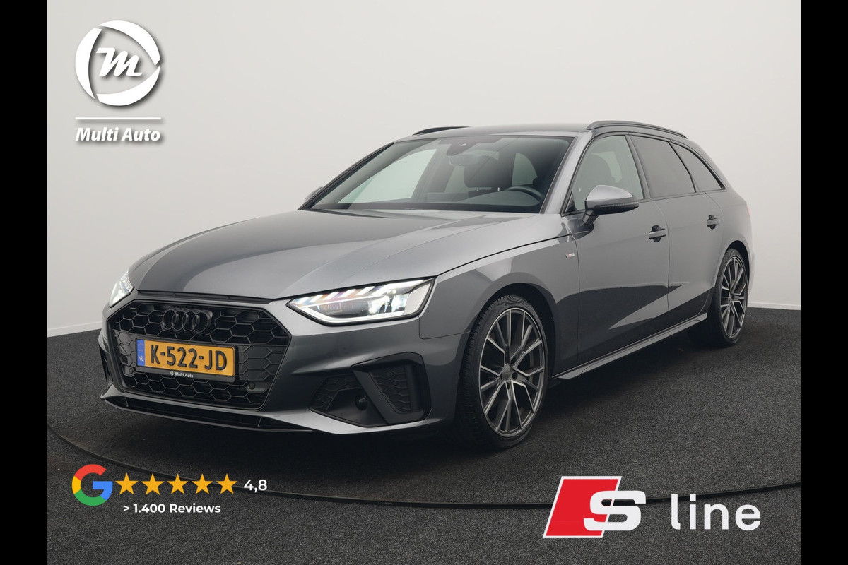 Audi A4 Avant 35 TFSI S Line 150pk Dealer O.H. | 2x S Line | Trekhaak Afn. | 19"L.M  | Sportstoelen Verwarmd | Virtual Cockpit | Sfeerverlichting | Matrix LED | Keyless | Apple Carplay | Navigatie | DAB |