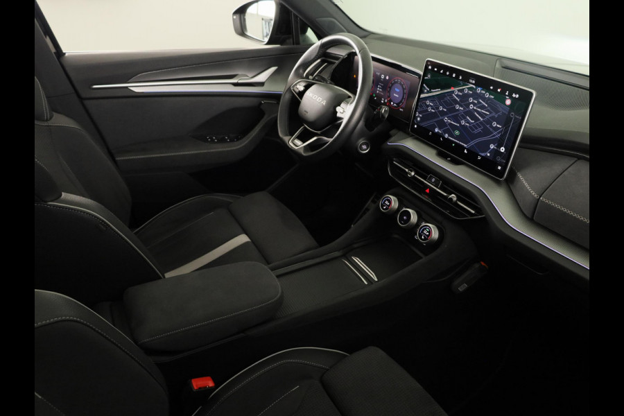 Škoda Kodiaq 1.5 TSI PHEV Sportline Business 204 pk Automaat (DSG) | Verlengde garantie | Navigatie | Panoramadak | Trekhaak (wegklapbaar) | Parkeersensoren | Achteruitrijcamera | Stoelverwarming v/a |