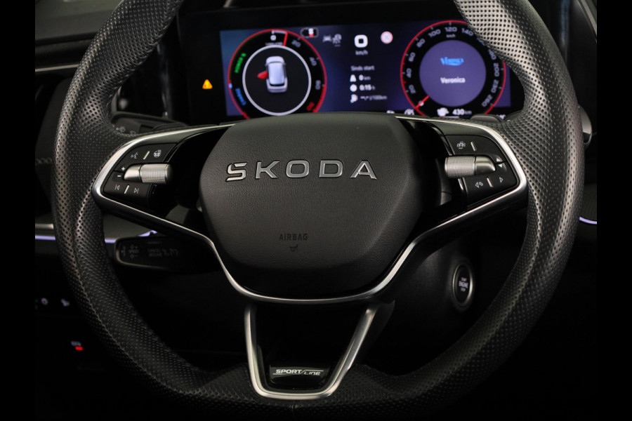 Škoda Kodiaq 1.5 TSI PHEV Sportline Business 204 pk Automaat (DSG) | Verlengde garantie | Navigatie | Panoramadak | Trekhaak (wegklapbaar) | Parkeersensoren | Achteruitrijcamera | Stoelverwarming v/a |