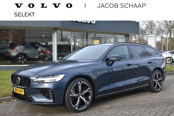 Volvo V60 T6 AWD 350PK Plug-in Hybrid Plus Dark | 360 Camera | H&K | BLIS | ACC | Stoelverwarming | Leder |