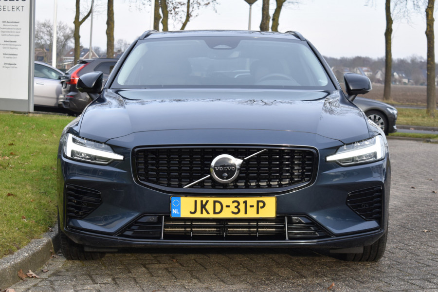 Volvo V60 T6 AWD 350PK Plug-in Hybrid Plus Dark | 360 Camera | H&K | BLIS | ACC | Stoelverwarming | Leder |