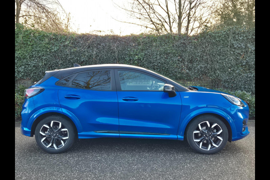 Ford Puma 1.0 EcoBoost Hybrid ST-Line X Android Adaptive Cruise Line Assist Dode hoek Full optie zwart dak LED NAP Camera Trekhaak