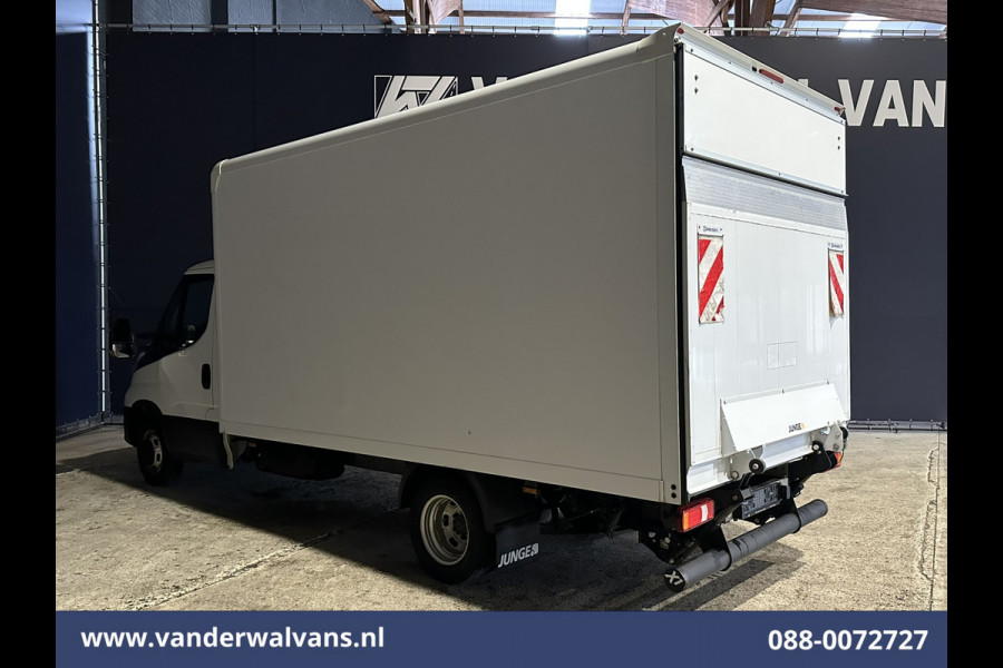 Iveco Daily 35C16H 157pk Dubbel Lucht Bakwagen Laadklep Euro6 Airco | 910kg laadvermogen Bijrijdersbank