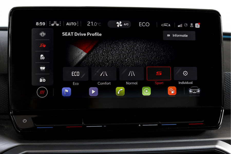 Seat Leon 1.4 TSI eHybrid 204 PK PHEV FR Business Intense - Automaat | S/K-Dak | Dig. Cockpit | Adapt. Cruise | Stoel-+Stuurverw. | PDC | Camera | NAV + App. Connect | ECC | LM 18" |