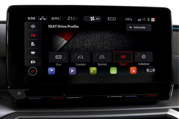 Seat Leon 1.4 TSI eHybrid 204 PK PHEV FR Business Intense - Automaat | S/K-Dak | Dig. Cockpit | Adapt. Cruise | Stoel-+Stuurverw. | PDC | Camera | NAV + App. Connect | ECC | LM 18" |