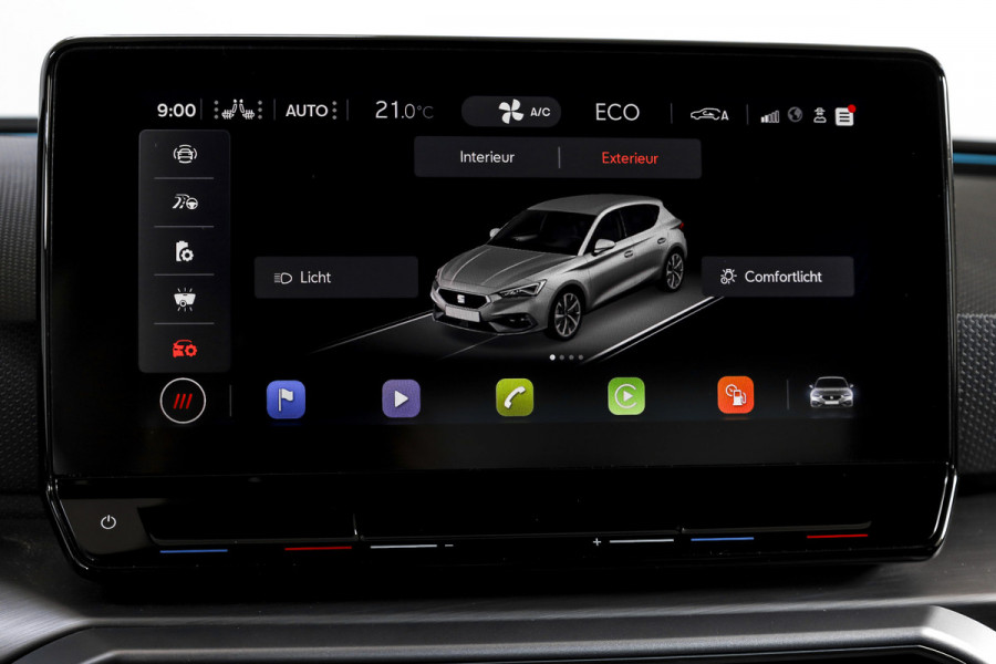 Seat Leon 1.4 TSI eHybrid 204 PK PHEV FR Business Intense - Automaat | S/K-Dak | Dig. Cockpit | Adapt. Cruise | Stoel-+Stuurverw. | PDC | Camera | NAV + App. Connect | ECC | LM 18" |