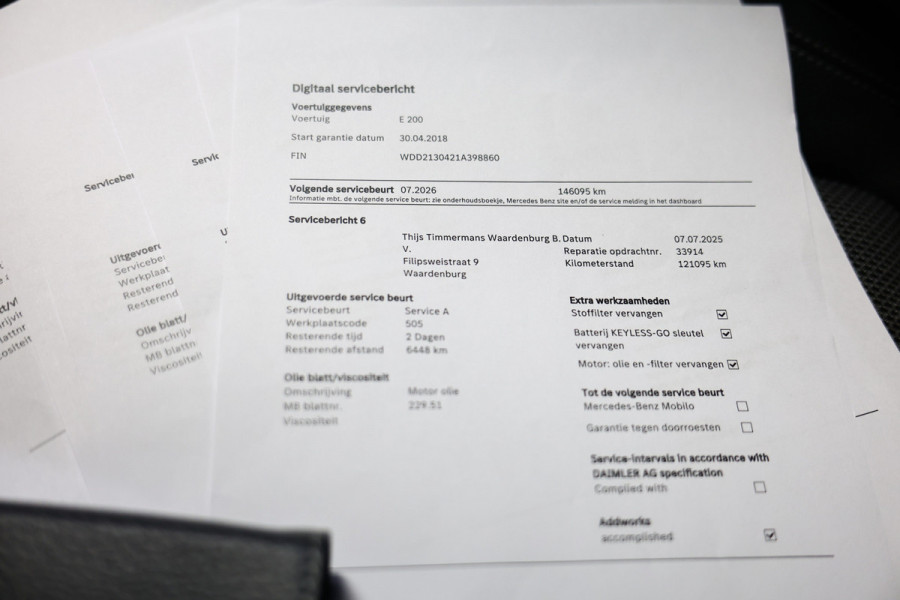 Mercedes-Benz E-Klasse 200 Premium PANO VIRTUAL SFEER LEER CAMERA '18