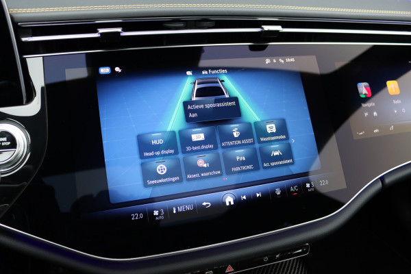 Mercedes-Benz E-Klasse AMG 53 4MATIC+ Edition 1 | Hyperscreen | Achterasbesturing | AMG-performance Stoelen | Carbon | Distronic+ | Multicontourstoelen | Stoelventilatie | Zonnerollo's | HUD | 3D-Display |