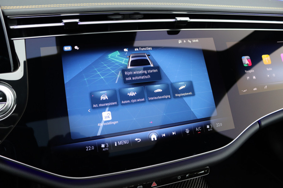 Mercedes-Benz E-Klasse AMG 53 4MATIC+ Edition 1 | Hyperscreen | Achterasbesturing | AMG-performance Stoelen | Carbon | Distronic+ | Multicontourstoelen | Stoelventilatie | Zonnerollo's | HUD | 3D-Display |