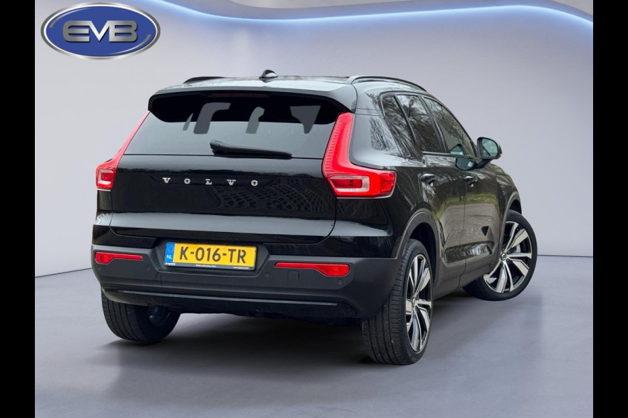 Volvo XC40 Recharge P8 AWD 408 pk R-Design, panoramadak, vele opties, afn. trekhaak, 1 e eigenaar, NL auto met nap