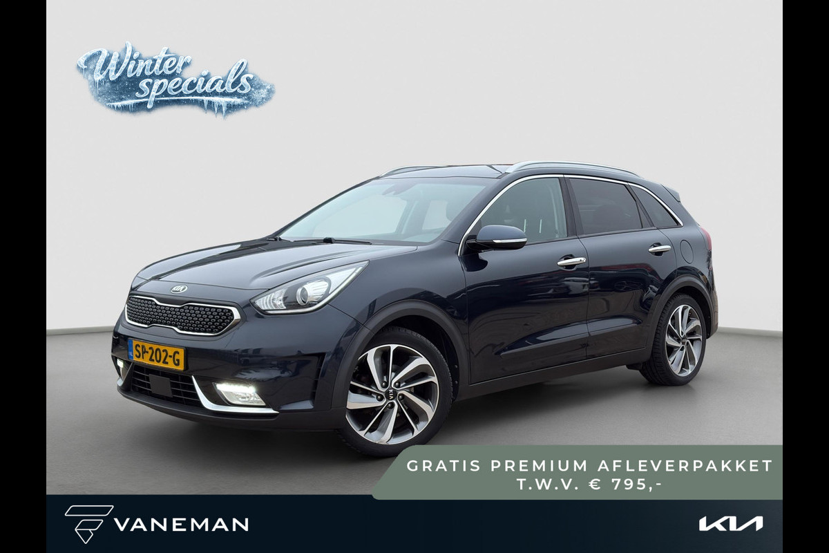 Kia Niro 1.6 GDi Hybrid ExecutiveLine Automaat | Stoelverwarming & Koeling | Navi | Cruise | Camera | Elektrische Stoelen | Trekhaak | Sensoren |