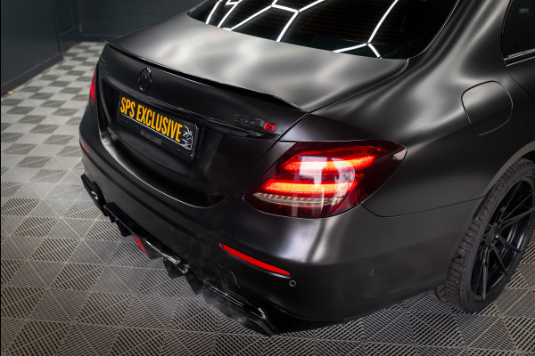 Mercedes-Benz E-Klasse AMG 63 S 4MATIC Premium Plus / Keramisch / Downpipes / Burmester / PPF / Pano / Luchtv. / Alarm / stoelverw/koeling / Mat wrap /  Vol optie