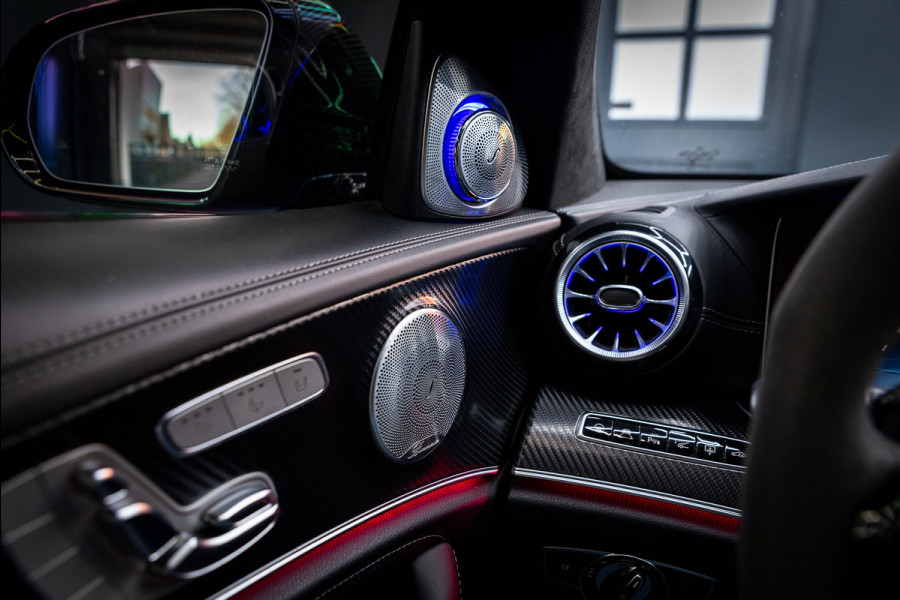 Mercedes-Benz E-Klasse AMG 63 S 4MATIC Premium Plus / Keramisch / Downpipes / Burmester / PPF / Pano / Luchtv. / Alarm / stoelverw/koeling / Mat wrap /  Vol optie