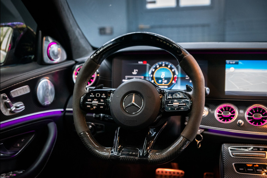 Mercedes-Benz E-Klasse AMG 63 S 4MATIC Premium Plus / Keramisch / Downpipes / Burmester / PPF / Pano / Luchtv. / Alarm / stoelverw/koeling / Mat wrap /  Vol optie